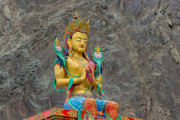 Fotoreise Ladakh, Nzbra Valley, Buddha Statue
