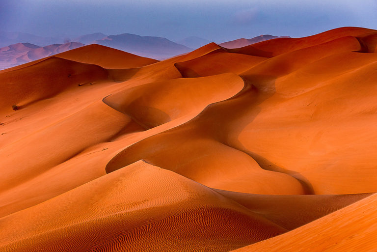 Sanddünen, Grate, Wellen und Täler im Oman, Fotoreise