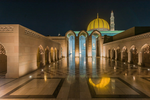 Al Quaboos-Moschee in Muscat, Fotoreise Oman